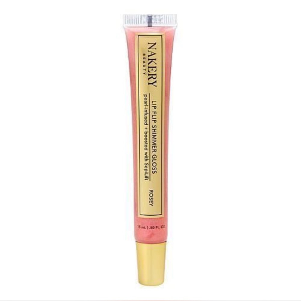 Nakery Beauty | Lip Flip Shimmer Gloss | Rosetta